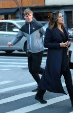 MARISKA HARGITAY on the Set of Law and Erder: SVU in New York 01/13/2020