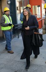 MARISKA HARGITAY on the Set of Law and Erder: SVU in New York 01/13/2020