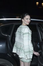 MAYA HENRY Leaves Her Hotel in Paris 01/20/2020