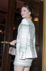 MAYA HENRY Leaves Her Hotel in Paris 01/20/2020