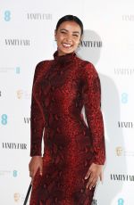 MAYA JAMA at Vanity Fair EE Rising Star Baftas Pre-party in London 01/22/2020