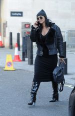 MAYA JAMA Leaves BBC Radio One in London 01/04/2020