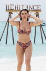 MEGAN BARTON HANSON and CHELCEE GRIMES in Bikinis at a Beach in Maldives 01/23/2020