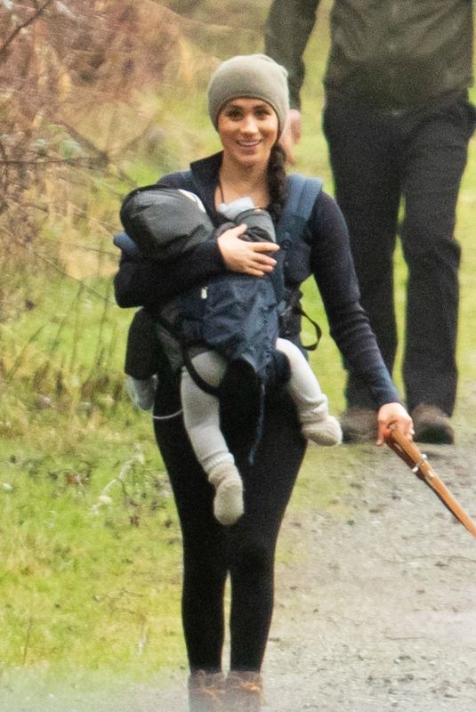 MEGHAN MARKLE Out at a Park in Victoria, Canada 01/20/2020