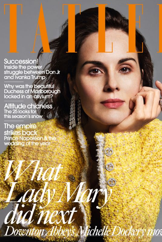 MICHELLE DOCKERY im Tatler Magazine, UK February 2020