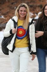 MICHELLE HUNZIKER Out in San Cassiano 01/03/2020