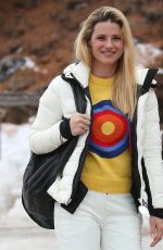 MICHELLE HUNZIKER Out in San Cassiano 01/03/2020