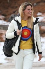 MICHELLE HUNZIKER Out in San Cassiano 01/03/2020