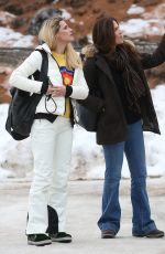 MICHELLE HUNZIKER Out in San Cassiano 01/03/2020