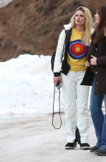 MICHELLE HUNZIKER Out in San Cassiano 01/03/2020