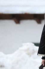 MICHELLE HUNZIKER Out in San Cassiano 01/03/2020