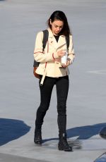 MILA KUNIS Heading to a Meeting in Beverly Hills 01/21/2020