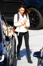 MILA KUNIS Heading to a Meeting in Beverly Hills 01/21/2020