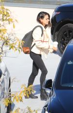 MILA KUNIS Heading to a Meeting in Beverly Hills 01/21/2020