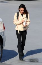 MILA KUNIS Heading to a Meeting in Beverly Hills 01/21/2020
