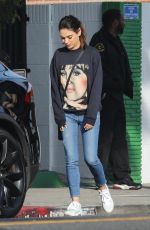 MILA KUNIS Out for Coffee in Beverly Hills 01/27/2020
