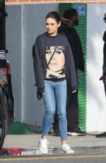 MILA KUNIS Out for Coffee in Beverly Hills 01/27/2020