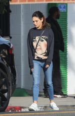 MILA KUNIS Out for Coffee in Beverly Hills 01/27/2020
