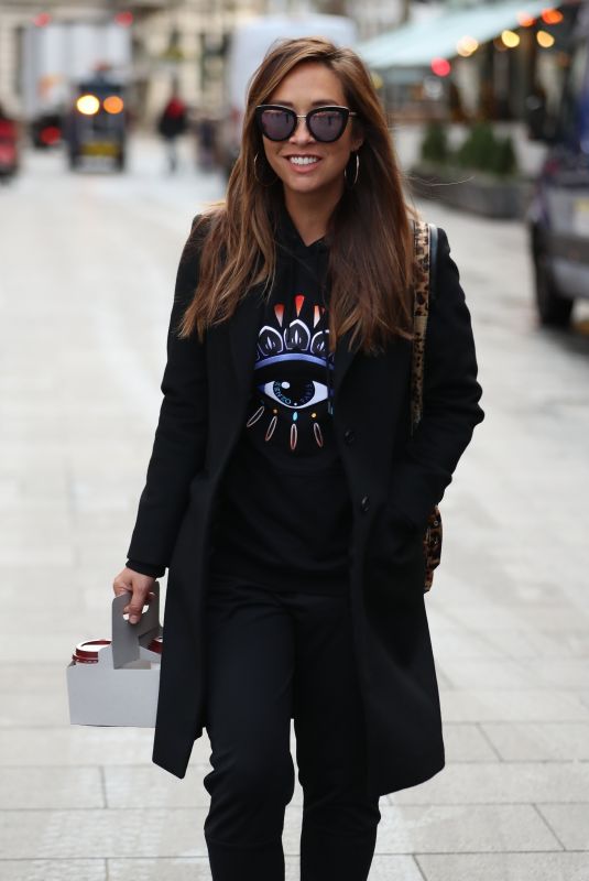 MILEENE KLASS Leaves Smooth Radio in London 01/04/2020