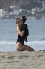 MILEY CYRUS and Cody Simpson at Malibu Beach 01/22/2020