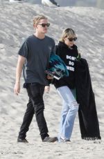MILEY CYRUS and Cody Simpson at Malibu Beach 01/22/2020