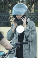 MILEY CYRUS and Cody Simpson Out in Calabasas 01/23/2020