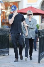MILEY CYRUS and Cody Simpson Out in Calabasas 01/23/2020