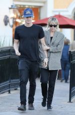 MILEY CYRUS and Cody Simpson Out in Calabasas 01/23/2020