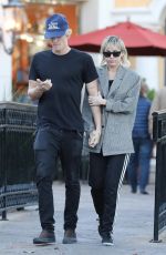 MILEY CYRUS and Cody Simpson Out in Calabasas 01/23/2020