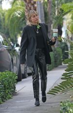 MILEY CYRUS Arrives at a Studio in West Hollywood 01/17/2020