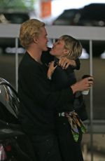 MILY CYRUS and Cody Simpson Leaves Cedar Sinai Hospital in Los Angeles 01/16/2020