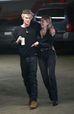 MILY CYRUS and Cody Simpson Leaves Cedar Sinai Hospital in Los Angeles 01/16/2020