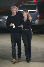 MILY CYRUS and Cody Simpson Leaves Cedar Sinai Hospital in Los Angeles 01/16/2020