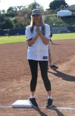 MIRA SORVINO at California Strong Celebrity Softball Game in Malibu 01/12/2020