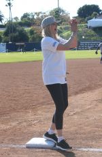 MIRA SORVINO at California Strong Celebrity Softball Game in Malibu 01/12/2020
