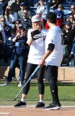 MIRA SORVINO at California Strong Celebrity Softball Game in Malibu 01/12/2020