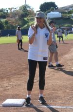 MIRA SORVINO at California Strong Celebrity Softball Game in Malibu 01/12/2020