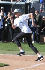 MIRA SORVINO at California Strong Celebrity Softball Game in Malibu 01/12/2020