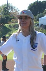 MIRA SORVINO at California Strong Celebrity Softball Game in Malibu 01/12/2020