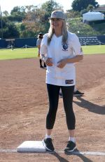 MIRA SORVINO at California Strong Celebrity Softball Game in Malibu 01/12/2020