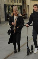 MOLLIE KING and Matt Edmondson Leaves BBC Radio in London 01/04/2020