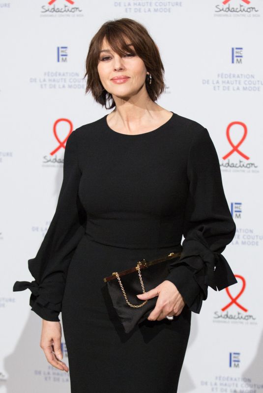 MONICA BELLUCCI at 18th Fashion Dinner for Aids Sidaction Association in Paris 01/23/2020