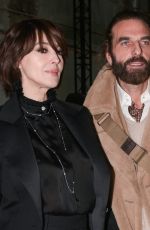 MONICA BELLUCCI at Alexandre Vauthier Haute Couture Show at Paris Fashion Week 01/21/2020