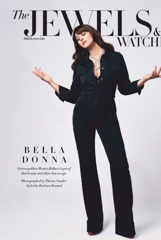 MONICA BELLUCCI in Harper’s Bazaar Magazine, Singapore February 2020