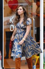 MYLEENE KLASS on the Set Kids Cafe Advert in Notting Hill 01/23/2020