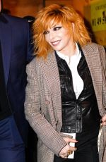 MYLENE FARMER Leaves Jean-Paul Gaultier Show at Paris Fashion Week 01/22/2020