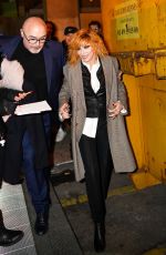 MYLENE FARMER Leaves Jean-Paul Gaultier Show at Paris Fashion Week 01/22/2020