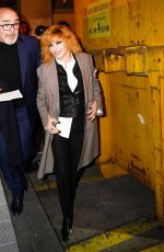 MYLENE FARMER Leaves Jean-Paul Gaultier Show at Paris Fashion Week 01/22/2020