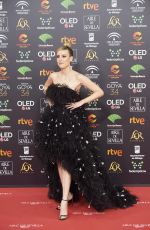 NATALIA DE MOLINA at 34th Goya Cinema Awards 2020 in Madrid 01/25/2020