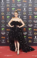 NATALIA DE MOLINA at 34th Goya Cinema Awards 2020 in Madrid 01/25/2020